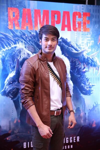 “บอย ปกรณ์” โชว์แอคชั่นในงานเปิดตัวภาพยนตร์ฟอร์มยักษ์ “Thailand Gala Premiere Rampage” ภาพยนตร์ที่สร้างจากเกมดังในตำนาน