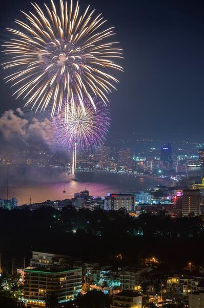 LEO presents Pattaya International Fireworks Festival 2018 เทศกาลพลุนานาชาติเมืองพัทยา