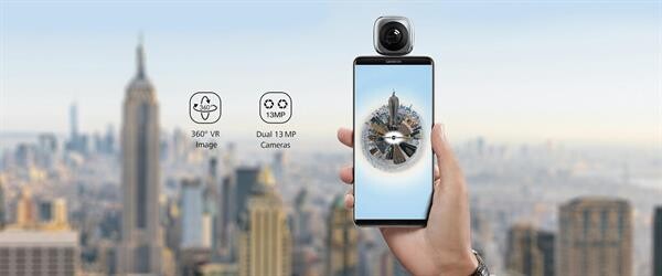 HUAWEI EnVizion 360 VR Camera กล้อง 360 องศาสำหรับสมาร์ทโฟน เปิดมุมมองใหม่ของการบันทึกภาพนิ่งและวีดีโอ พกพาง่าย แชร์ภาพได้ทันที