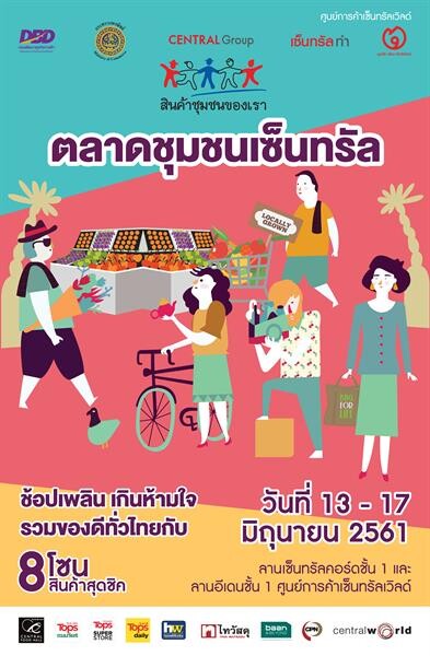 งาน ตลาดชุมชนเซ็นทรัลปีที่7