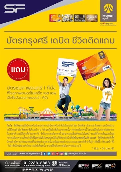 Krungsri Debit Cards Promotion