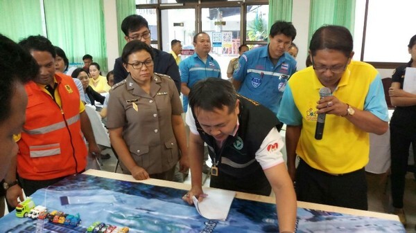 สคร.10 อุบลฯ ซ้อมแผนรับมือกรณีอุบัติเหตุสารเคมีรั่วไหล ที่ด่านช่องเม็ก