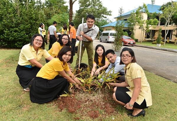 ม.สงขลานครินทร์ ตรัง ร่วมปลูกต้นรวงผึ้ง เฉลิมพระเกียรติสมเด็จพระเจ้าอยู่หัวมหาวชิราลงกรณ บดินทรเทพยวรางกูร