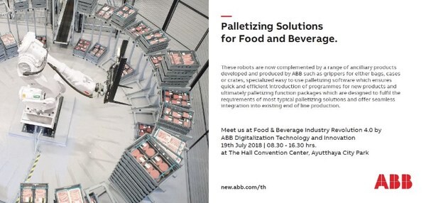 ABB Palletizing Solutions for Food & Beverage