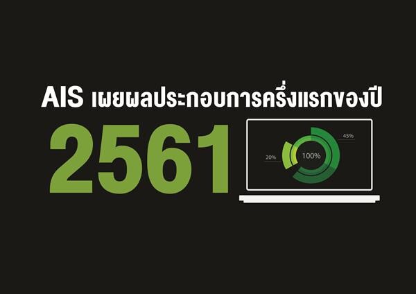 AIS เผยผลประกอบการครึ่งแรกของปี 2561  กำไรสุทธิ 16,042 ล้านบาท พร้อมประกาศจ่ายเงินปันผล 3.78 บาท/หุ้น