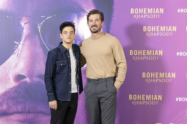 Movie Guide: รามี มาเลค และกวิลิม ลี ร่วมงานเปิดตัวภาพยนตร์ Bohemian Rhapsody ที่เมืองมาดริด ประเทศสเปน