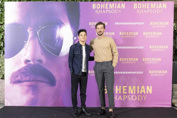 Movie Guide: รามี มาเลค และกวิลิม ลี ร่วมงานเปิดตัวภาพยนตร์ Bohemian Rhapsody ที่เมืองมาดริด ประเทศสเปน