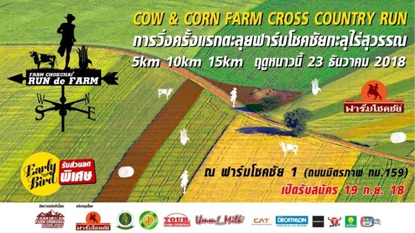 ฟาร์มโชคชัย จัดงานวิ่ง Farm Chokchai Cold Night Run : 12 ม.ค. 2562	