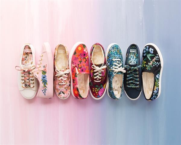 Keds x Rifle Paper Co.’s คอลเล็กชั่นฤดูใบไม้ร่วง 2018 เริ่มเดินทางสู่ดินแดนใหม่