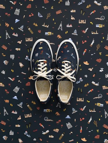 Keds x Rifle Paper Co.’s คอลเล็กชั่นฤดูใบไม้ร่วง 2018 เริ่มเดินทางสู่ดินแดนใหม่