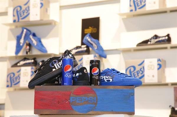 เป๊ปซี่ จับมือ พูม่า ร่วมออกแบบคอลเลกชั่นพิเศษ  “PEPSI x Suede 50 PUMA” ฉลองครบรอบ 50 ปีสนีกเกอร์สุดคลาสสิคตลอดกาล