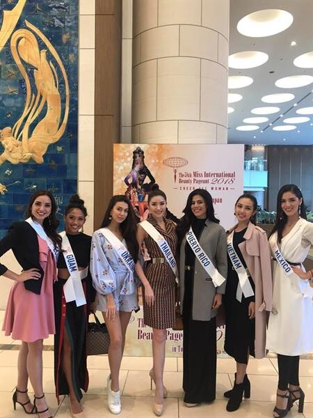 มีลุ้น!!!สายเอี๊ยม ยืน1 Miss International 2018