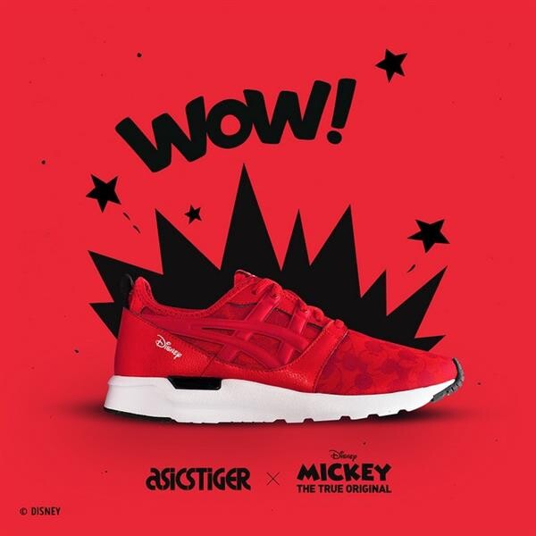 ASICSTIGER ออกแบบรองเท้าใหม่ล่าสุด ลาย Plane Crazy ฉลองครบรอบ 90 ปี “มิกกี้เมาส์”