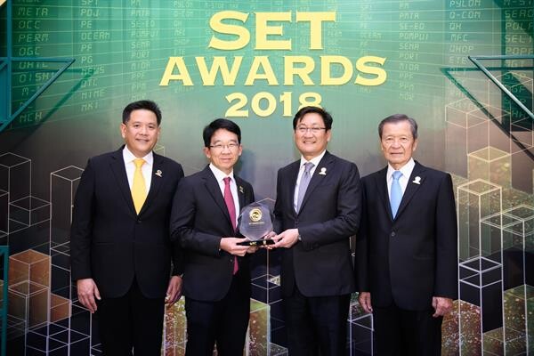 เอสซีจี รับรางวัลดีเด่นด้านนวัตกรรมจาก “SET Awards 2018” ด้วยผลงาน Real-time Cement Silo Monitoring