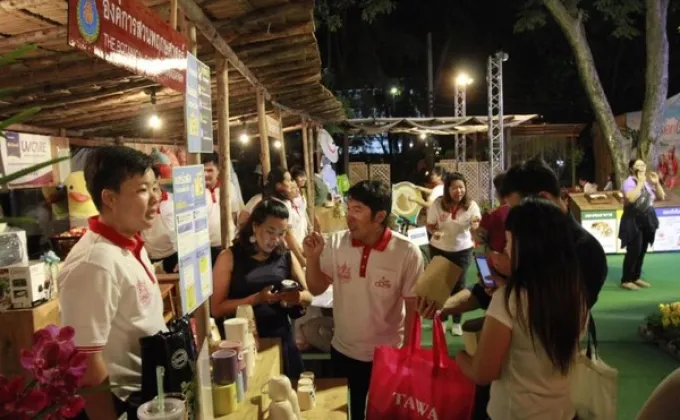 ภาพบรรยากาศภายในร้านกาชาดของ กระทรวงทรัพยากรธรรมชาติและสิ่งแวดล้อม