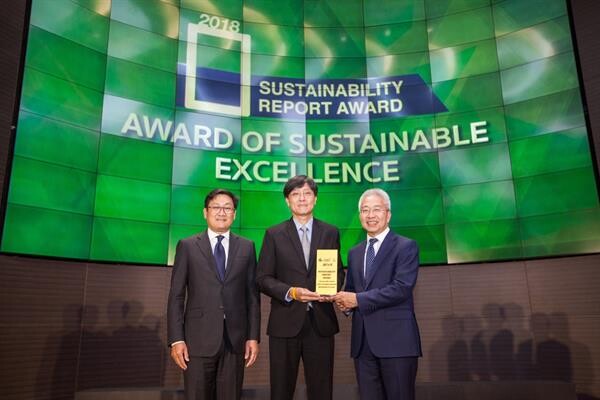 เอสซีจีคว้ารางวัลรายงานความยั่งยืนยอดเยี่ยม 2018 ต่อเนื่อง 6 ปีและรางวัล Best SDGs Reporting จากสมาคมบริษัทจดทะเบียนไทย พร้อมเดินหน้าต่อยอดความยั่งยืนด้วยแนวคิดเศรษฐกิจหมุนเวียน (Circular Economy)