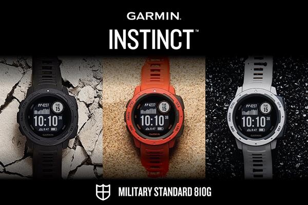 GARMIN Instinct จีพีเอสมัลติสปอร์ตวอทช์สายพันธุ์อึด ดีไซน์แกร่งพร้อมลุย โดนใจสายแฟชั่น!