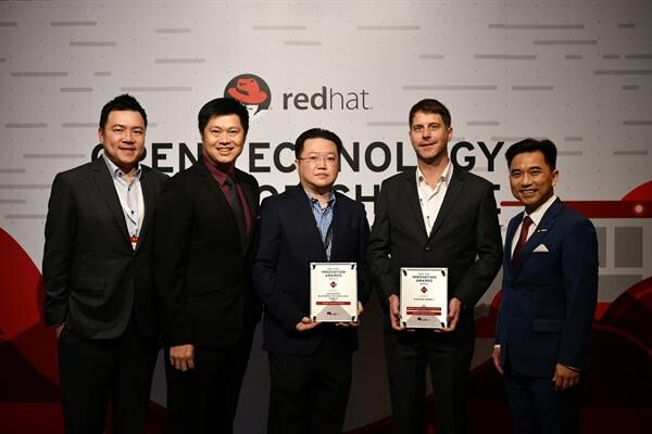 ภาพข่าว: Ascend Money และ KBTG ได้รับรางวัล Red Hat Innovation Awards APAC 2018