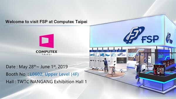 FSP แสดงความเป็นผู้นำทางด้าน AIoT และ 5G ที่งาน Computex 2019อุปกรณ์ชาร์จ EV พลังสูงและผลิตภัณฑ์ทางด้านเกมมิ่งก็ได้ถูกนำมาเปิดเผยในงานนี้เช่นเดียวกัน