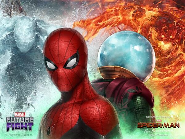 เมื่อสไปเดอร์-แมนต้องเผชิญกับการคุกคามครั้งใหม่ในการอัปเดต SPIDER-MAN : Far from Home ใน MARVEL Future Fight!