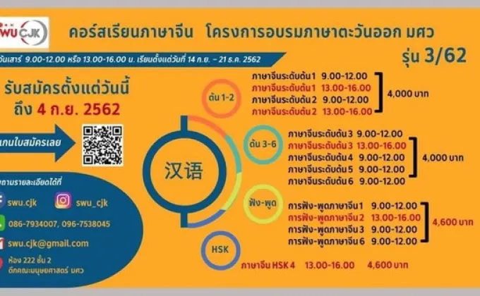 เรียนภาษาจีนแนวใหม่ คณะมนุษยศาสตร์