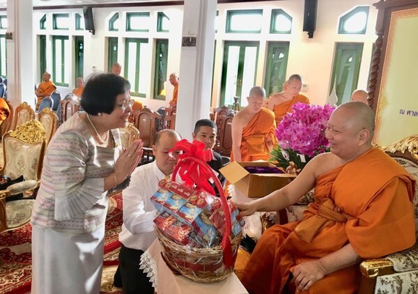 ม.ศรีปทุม ถวายมุทิตาสักการะ พระพรหมบัณฑิต (อายุวัฒน์ ๖๔ปี) วัดประยุรวงศาวาสวรวิหาร