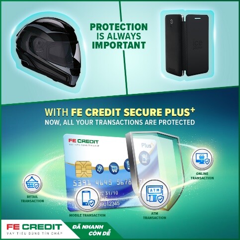 FE Credit เปิดตัวบัตร SECURE PLUS+ โดดเด่นด้วยฟีเจอร์ป้องกันการทุจริต ออกแบบพิเศษเพื่อผู้ถือบัตรเครดิตใบแรกโดยเฉพาะ