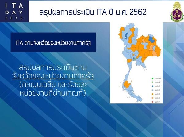 กทม. ได้ผลประเมินคุณธรรมความโปร่งใส 88.5 คะแนน ตั้งเป้าหมายปี 63 สู่ระดับ AA