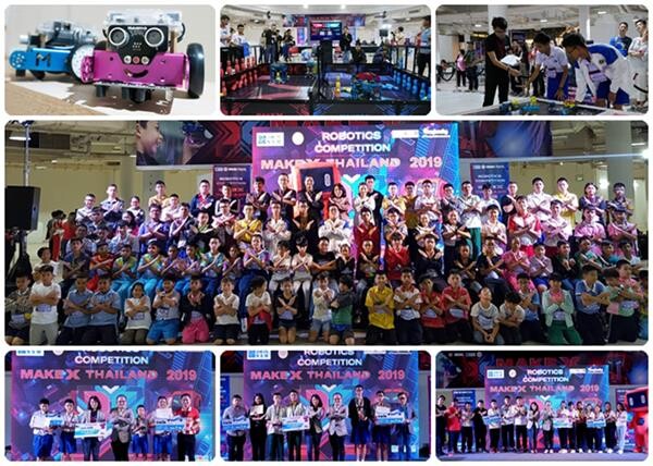 อพวช. ผนึก อิมเมจิเนียริ่ง เอ็ดดูเคชั่น เผยโฉมแชมป์เยาวชนตัวแทนประเทศไทยในงาน MakeX Thailand 2019 การแข่งหุ่นยนต์เลือดใหม่ พาเด็กไทย คว้าชัยระดับโลก