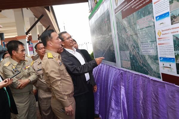 รัฐมนตรีช่วยว่าการกระทรวงมหาดไทย ตรวจเยี่ยมภารกิจกรมโยธาธิการและผังเมือง ในพื้นที่จังหวัดบึงกาฬ