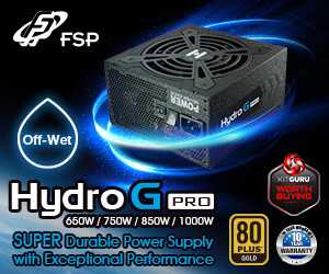 FSP ประกาศเปิดตัว Hydro G Pro ซีรีส์ใหม่ พาวเวอร์ซัพพลายพ่วงรางวัลระดับไฮเอนE-capacitor แท้จากญี่ปุ่น รับประกันถึง 10 ปี