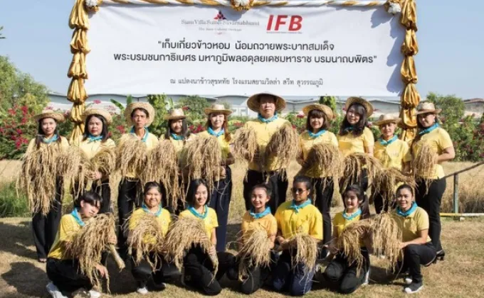 IFB จัดกิจกรรมเทิดพระเกียรติ “ปลูกข้าวหอม