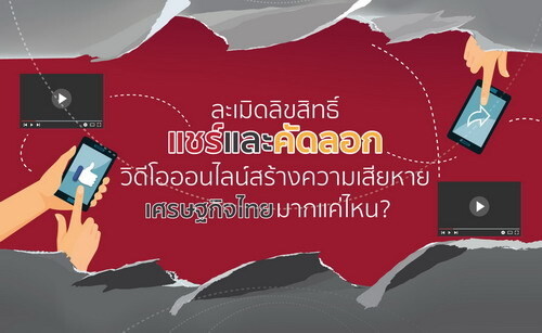 ศูนย์วิชาการจุฬาฯ เผยผลวิจัยการละเมิดลิขสิทธิ์วิดีโอออนไลน์ (VSP) กระทบเศรษฐกิจกว่า 90,000 ล้านบาท ชี้การบังคับใช้กฎหมายยังอ่อนแอ