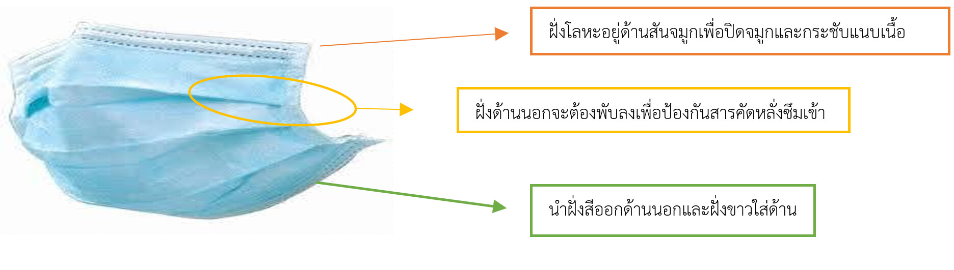 ใส่หน้ากากอย่างไร ให้ถูกหลักอนามัย และปลอดภัยจากโควิด-19