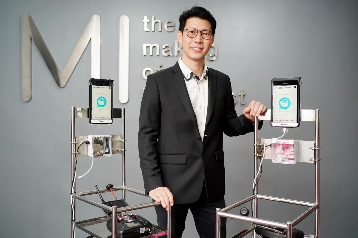 ซัมซุง ร่วมสนับสนุนคณะวิศวกรรมศาสตร์ จุฬาฯ พัฒนาหุ่นยนต์ CU-RoboCovid เพื่อช่วยเหลือบุคลากรทางการแพทย์สู้ภัยโควิด-19