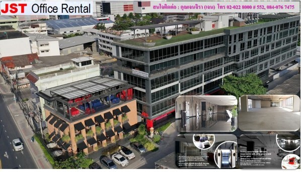 JST Tower office Grade A at the heart of Pattanakarn’s residential area, a perfect location for a start-up business to create an image.