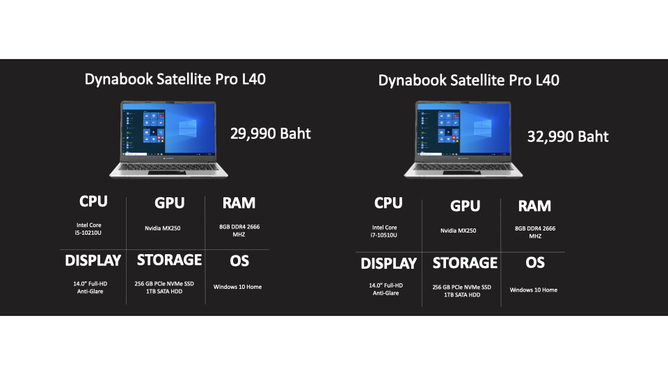 ชาร์ป เปิดตัว Dynabook โน้ตบุ๊กรุ่นใหม่สัญชาติญี่ปุ่น สู่ที่สุดแห่งประสบการณ์ในการทำงานของผู้ใช้ ด้วยประสิทธิภาพการทำงานและความทนทานขั้นสุด!