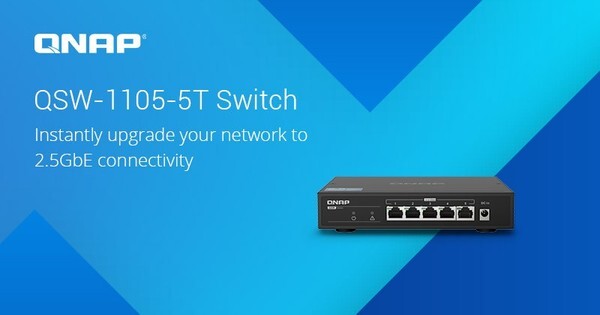 QNAP Introduces its First 2.5GbE Network Switch