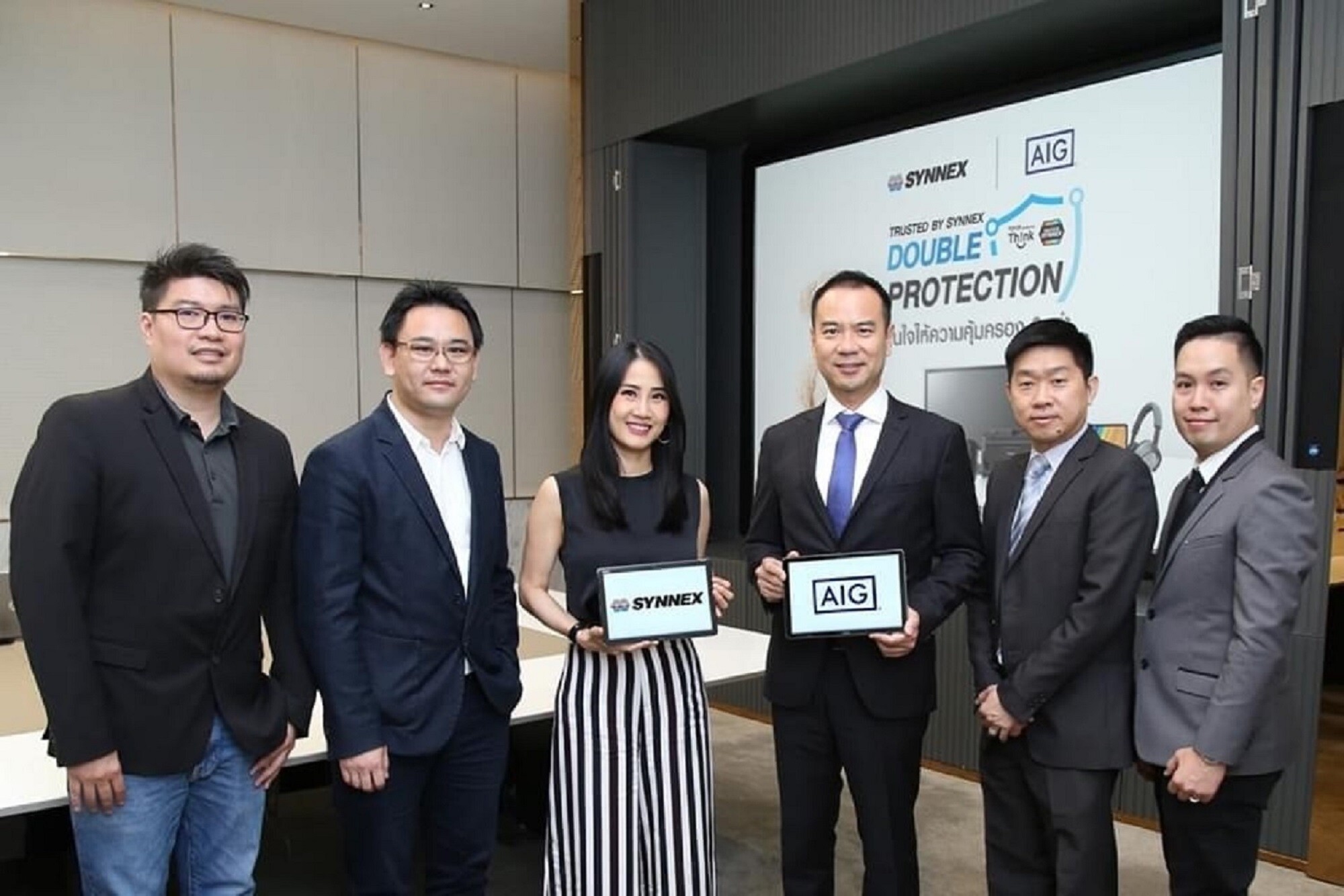 เอไอจี ประเทศไทย ร่วมกับ ซินเน็ค เปิดตัวแคมเปญ “Synnex Double Protection