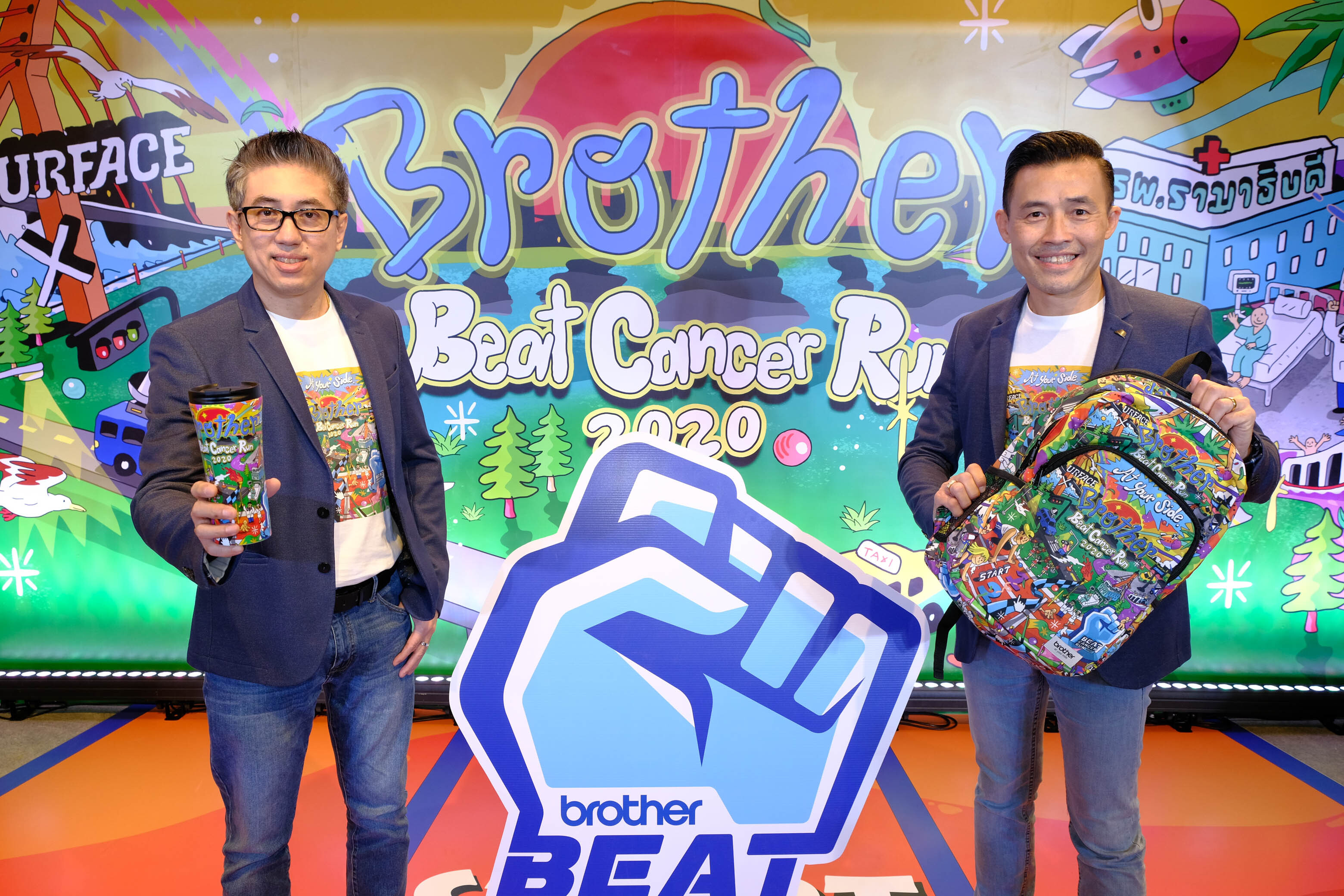 บราเดอร์ไม่หวั่น COVID-19 เปลี่ยนแนวการจัดงาน Brother Beat Cancer Run 2020 ดึง 2 ศิลปินร่วมออกแบบ Brother x Urface (Limited Collection)