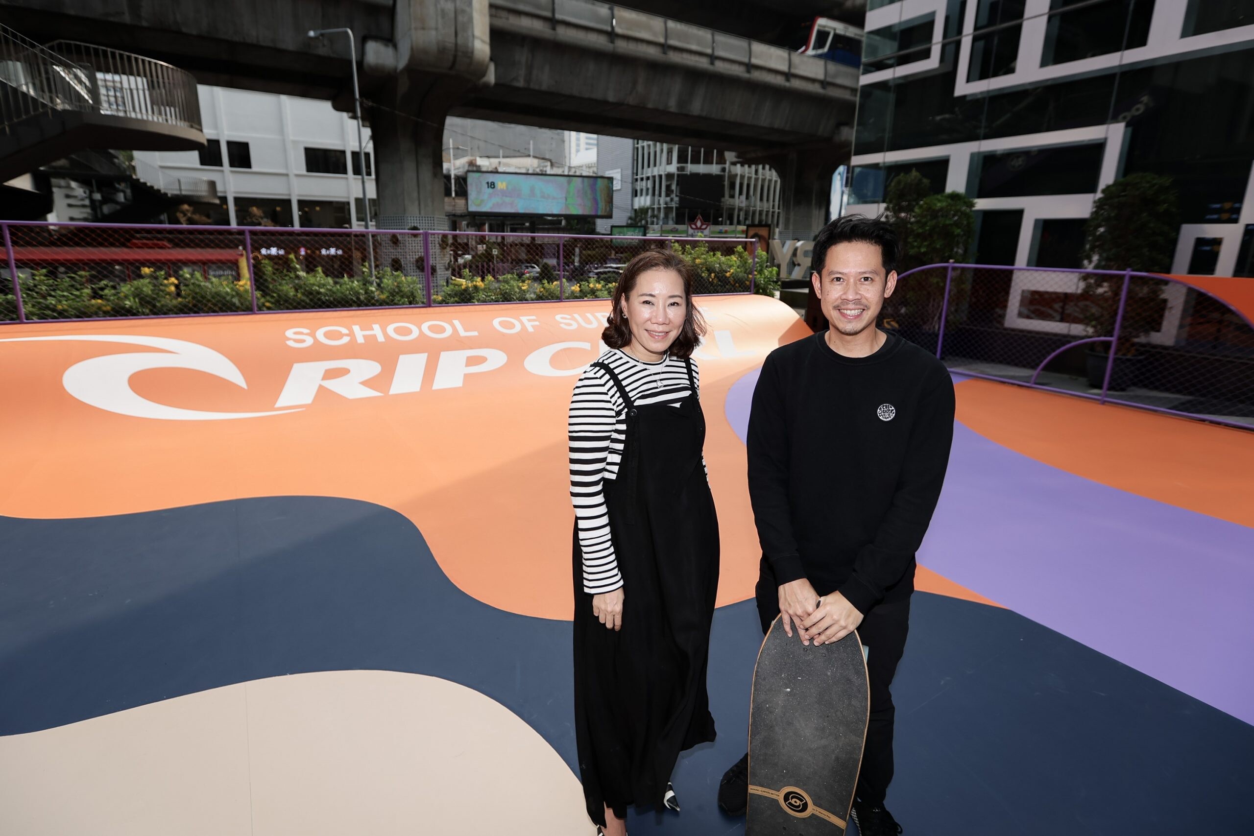 สยามดิสคัฟเวอรี่ เปิด Discover Outdoor Culture ผนึกกำลังพันธมิตร เปิด Rip Curl School of Surfskate