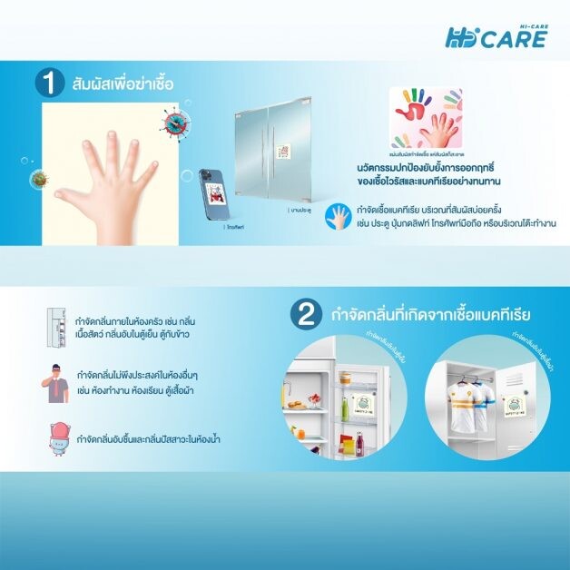 Hi-Care Air Shield สติกเกอร์ปกป้อง ยับยั้ง เชื้อไวรัสและแบคทีเรีย ได้มากถึง 99.9% ด้วยนวัตกรรม Nano Siver