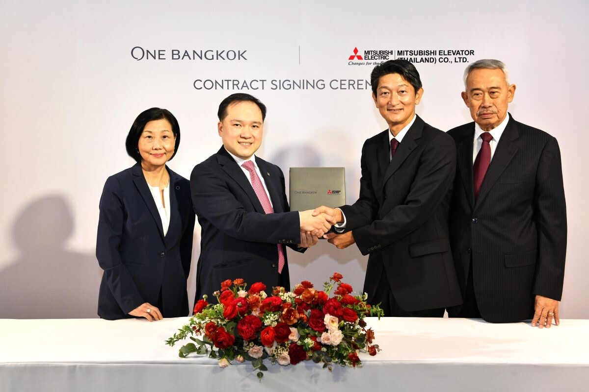 One Bangkok: The largest fully-integrated real estate project will be the first to install "Double-deck elevator" in Thailand