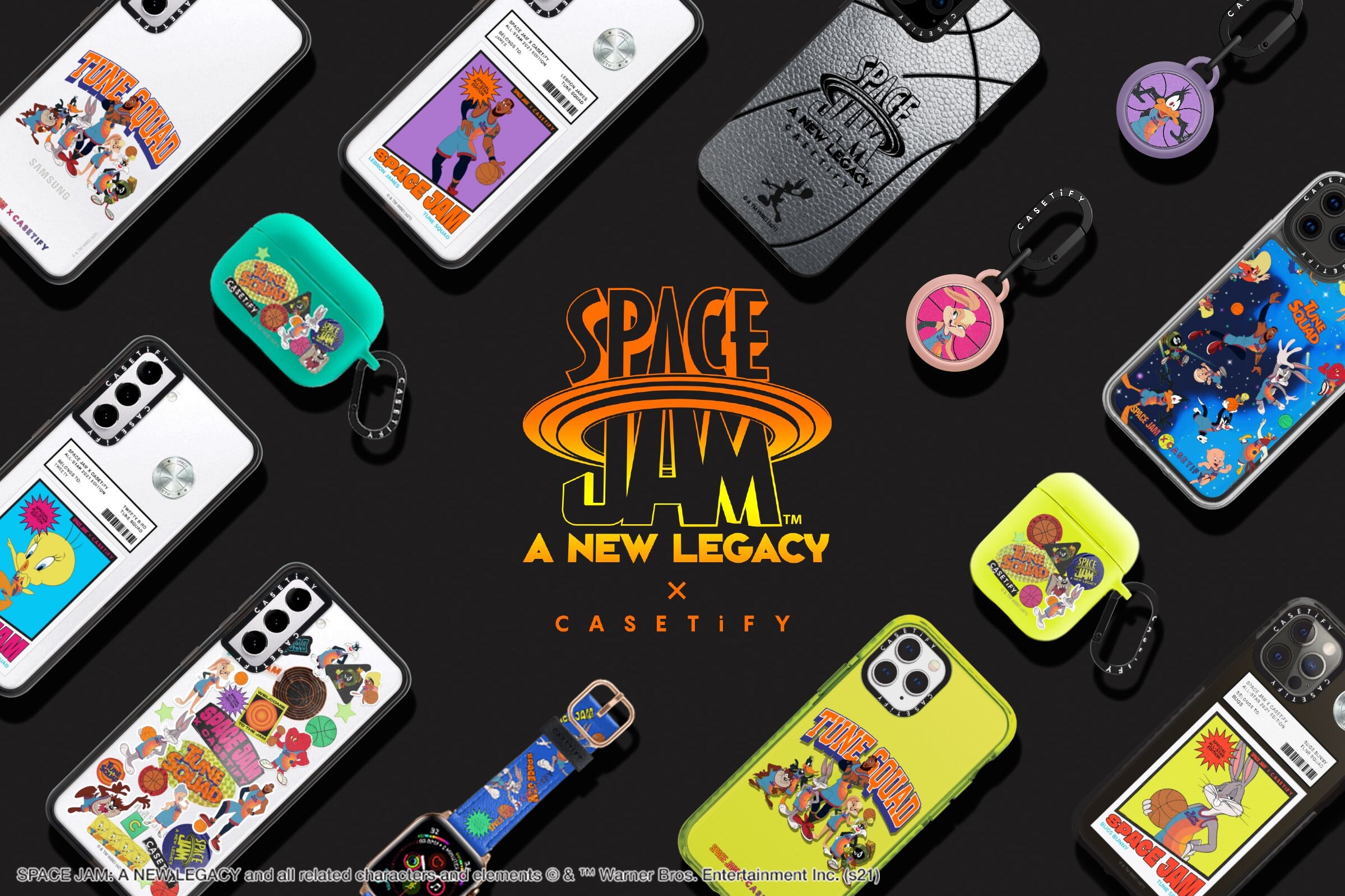 CASETiFY เชิญแฟนๆ เข้าร่วม Tune Squad ด้วยคอลเลกชั่นใหม่ "Space Jam: A New Legacy"