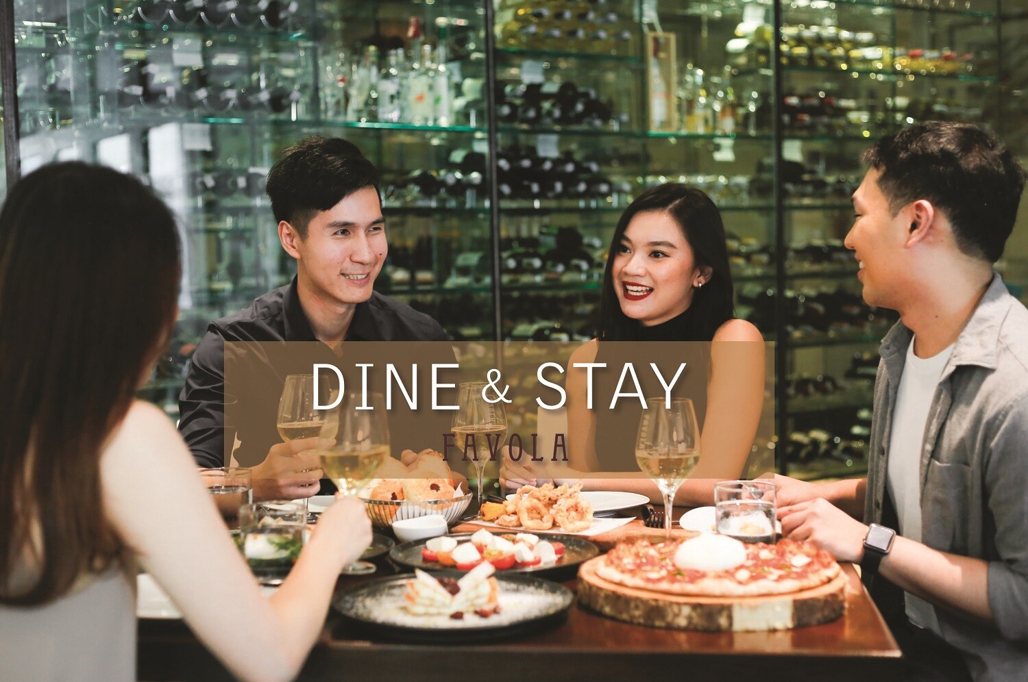 Dine & Stay ที่ร้านอาหารฟาโวล่า ทานครบ 2,000 บาท รับบัตรกำนัลห้องพักฟรี