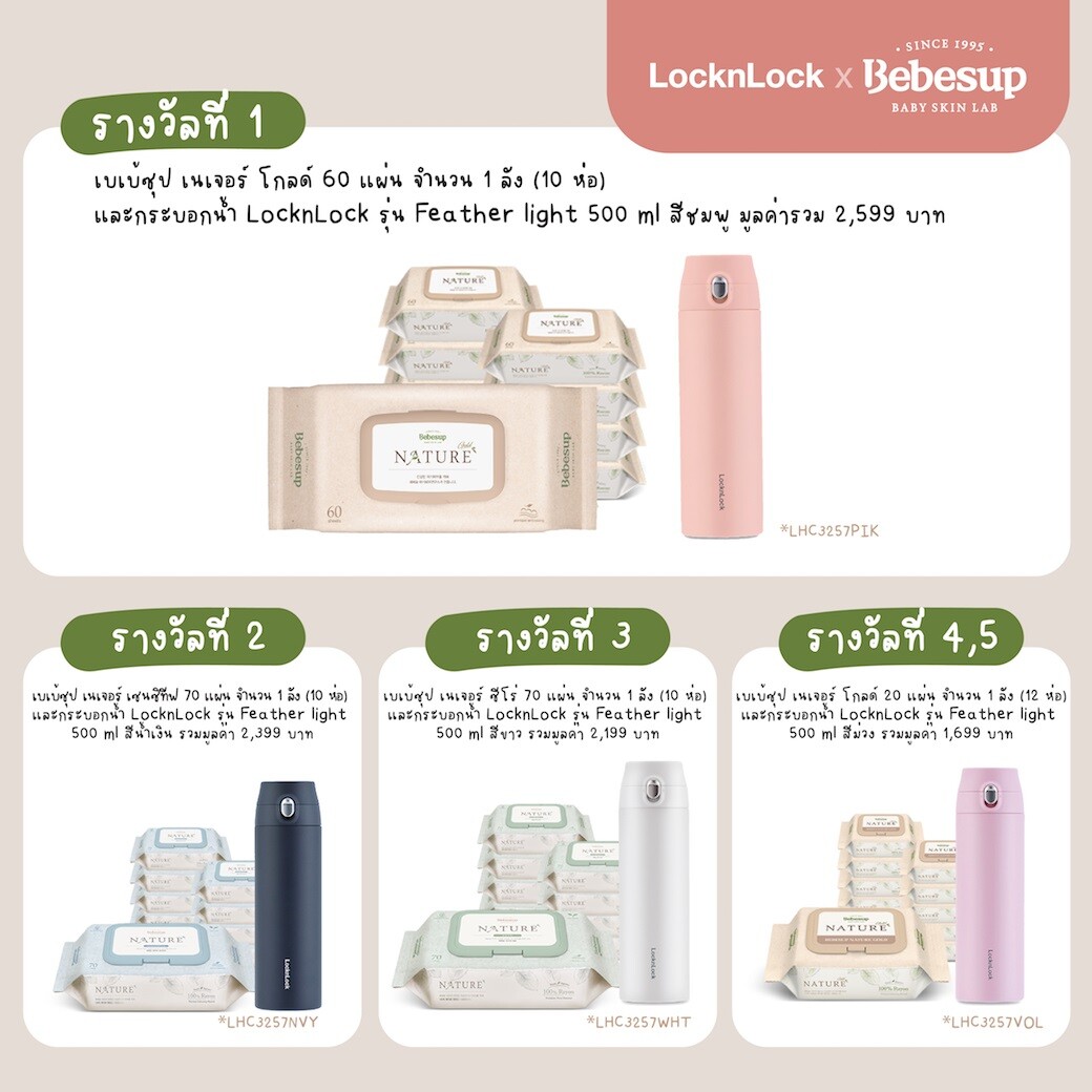 Bebesup จับมือ LocknLock สร้างสรรค์กิจกรรมพิเศษ ข่าวมื้ออร่อยของหนู