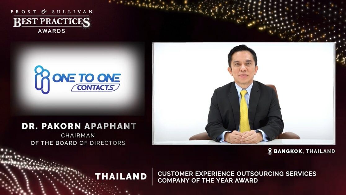 OTO รับรางวัล Thailand Customer Experience Outsourcing Services Company of the Year