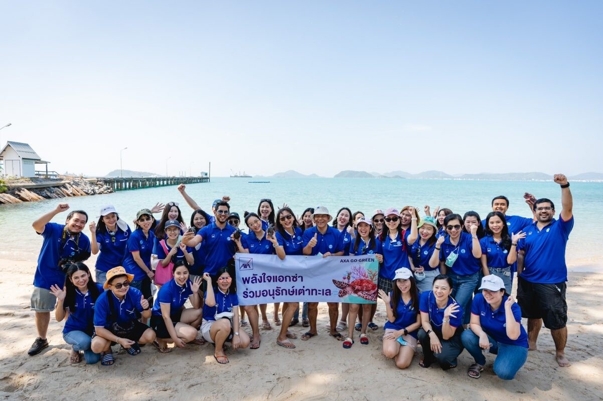 AXA Thailand General Insurance Supports Biodiversity and Ecosystem through Sea Turtle Conservation Project