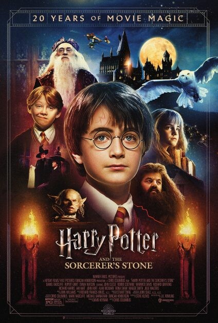 กลับสู่โลกเวทมนตร์ไขปริศนาศิลาอาถรรพ์ใน Harry Potter and the Sorcerer's Stone  เข้าฉายอีกครั้ง 20 ม.ค.นี้ ในโรงภาพยนตร์