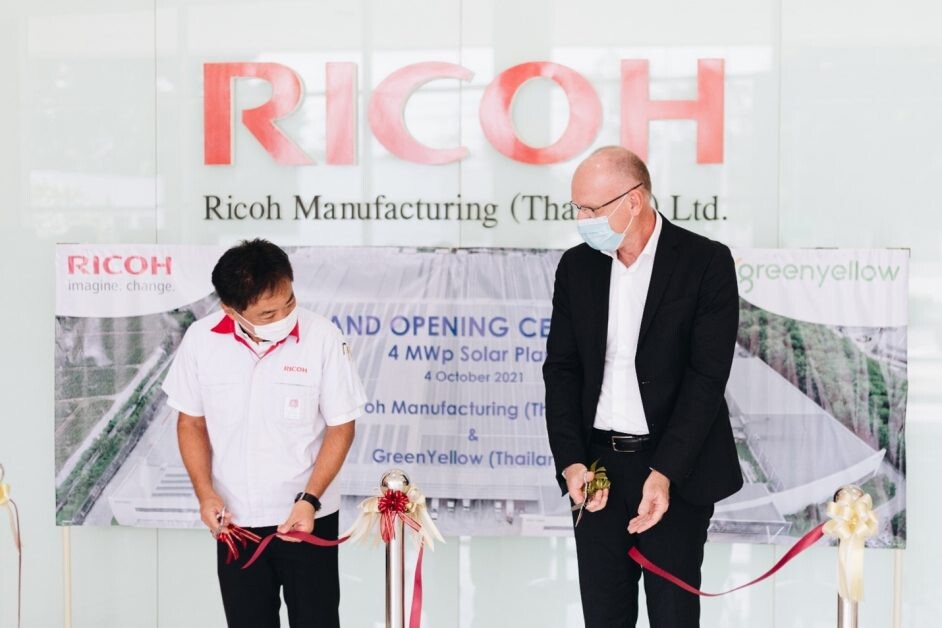 Ricoh partners with GreenYellow to supply solar power from rooftop PV system as part of its 'Net Zero' GHG emissions target by 2050